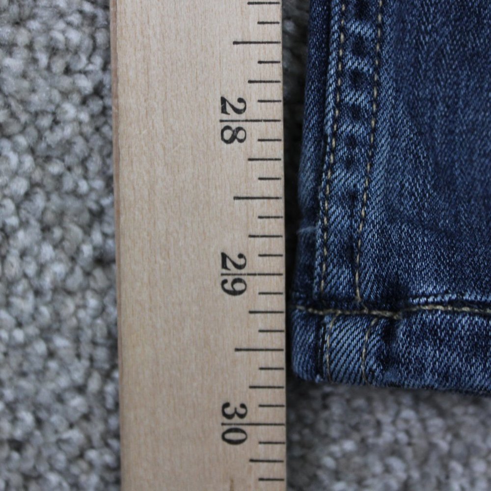 PAIGE Federal Jeans Mens 33 Blue 5-Pocket Rayon/Cotton Stretch w/ 30" inseam - Picture 3 of 15